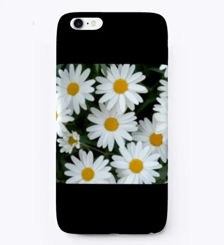 White flower design